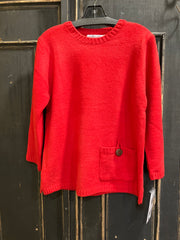 Additional view of 3/4 Sleeve Chenille Sweater by Lulu-B from Robin Boutique.