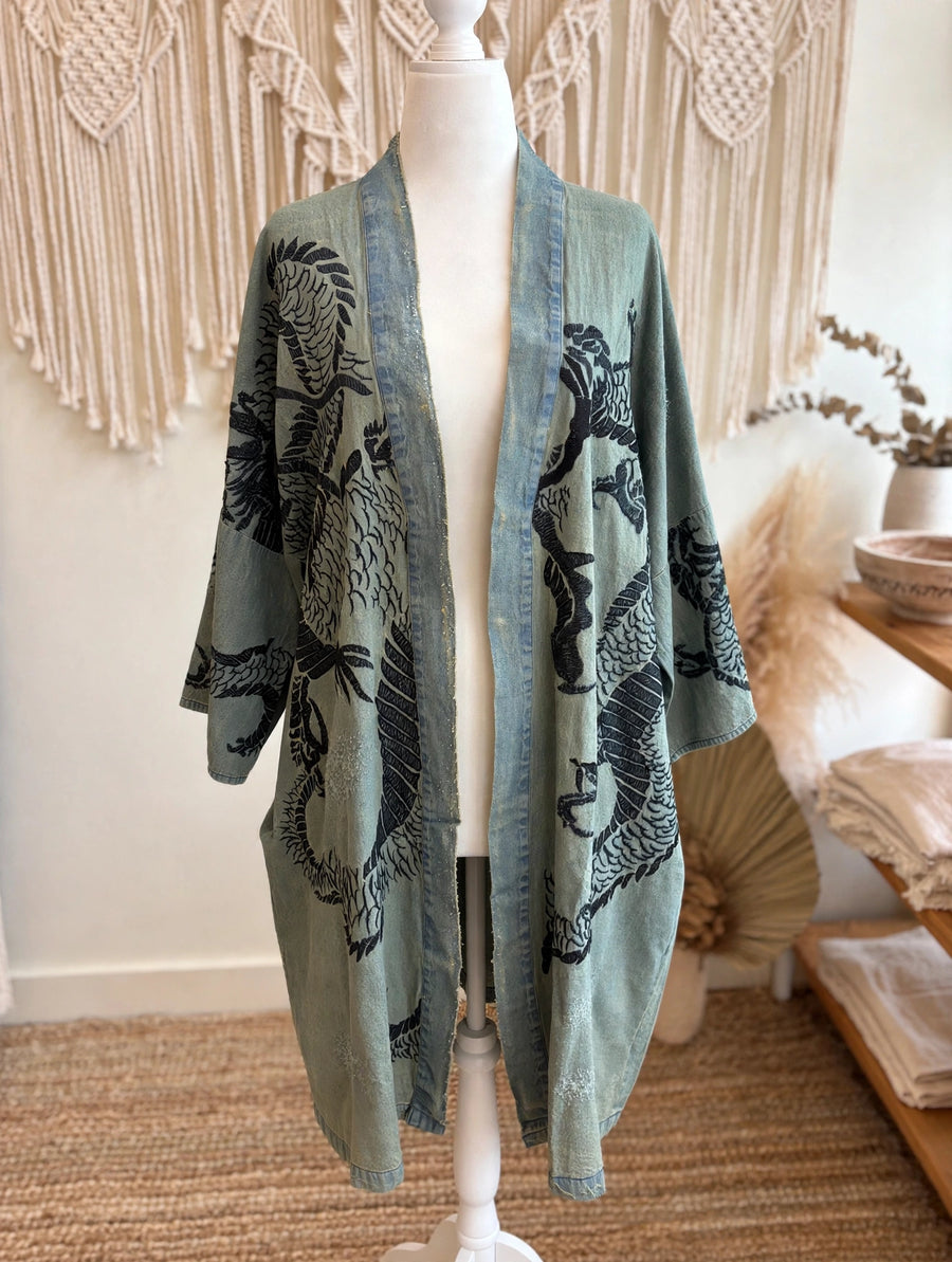 Dragon Spirit Kimono by Paper Lace
