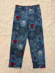 Garden Patchwork Denim Pants by The Paper Lace