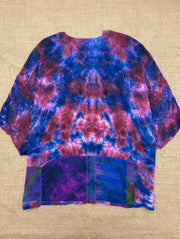 Crepe Sari Hi Lo Butterfly Top #274 by Kantha Bae