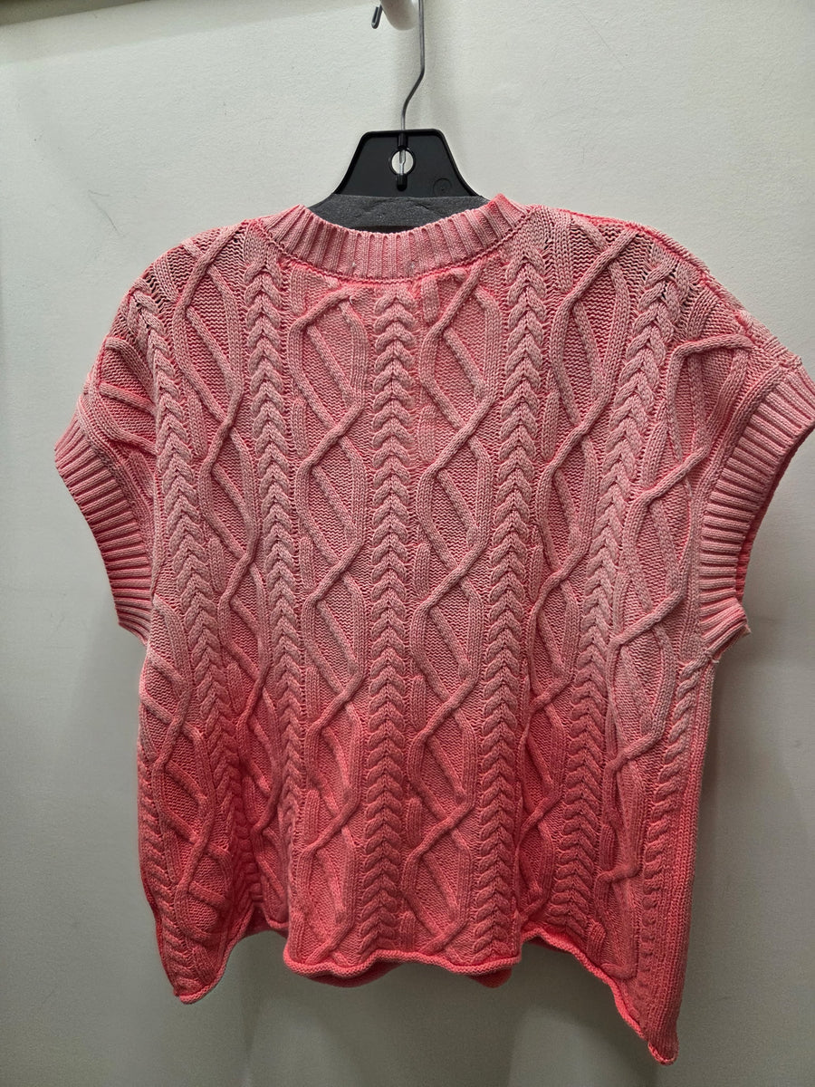 Ombre Oversized Cable Sweater by Davi & Dani