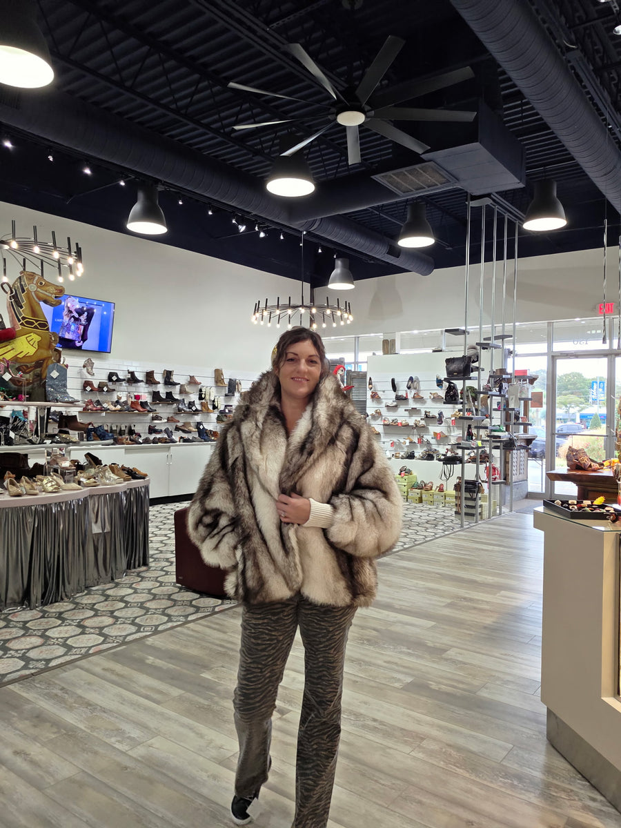 Winter Whisper Hooded Faux Fur Jacket By Azalea Wang