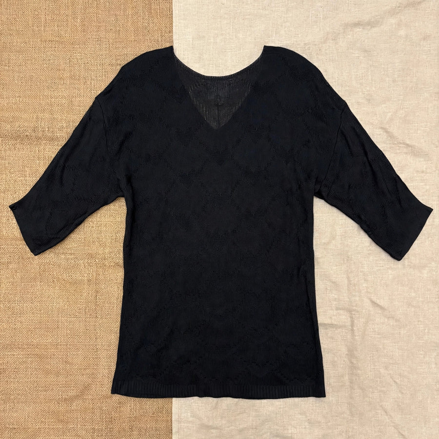 Rhinestone Knit Sweater Tunic by Compli K