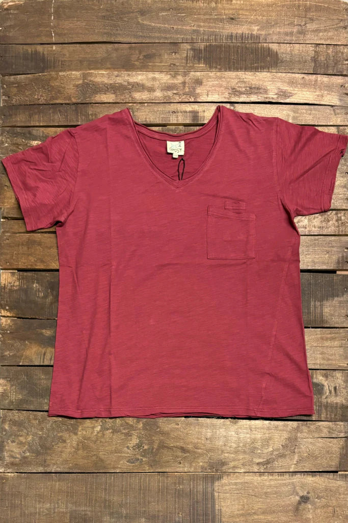 Solid Moon Dance V-Neck Tees by Jaded Gypsy
