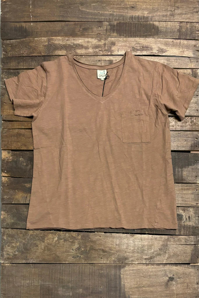 Solid Moon Dance V-Neck Tees by Jaded Gypsy