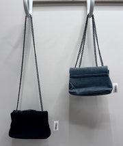 Cordoroy Handbag with Chain Strap Robin Boutique