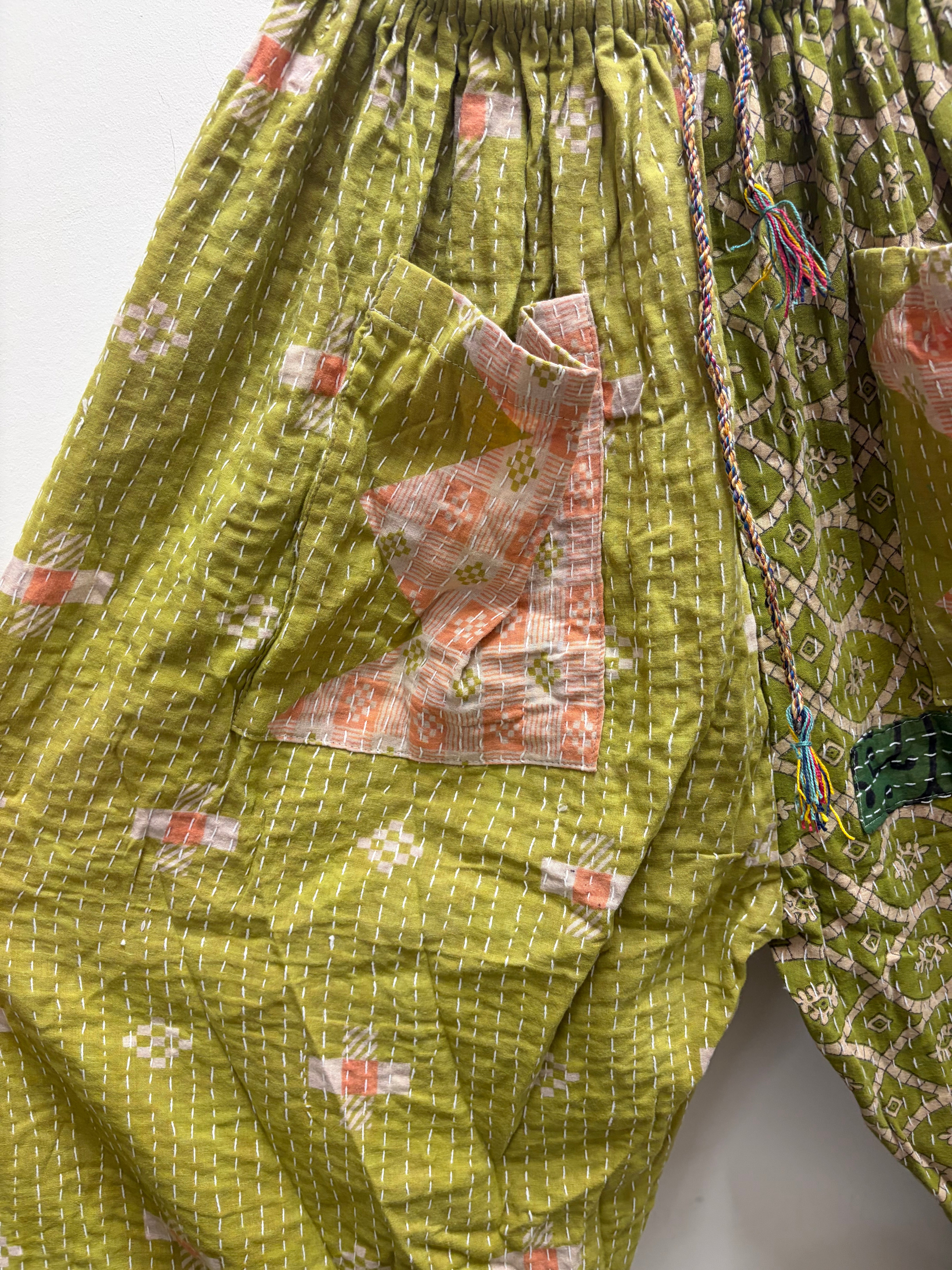 Pareo Kantha Sari Jogger Pant #106 by Kantha Bae