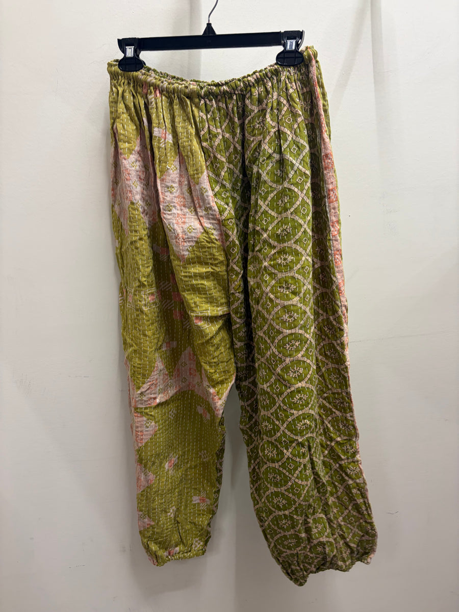 Pareo Kantha Sari Jogger Pant #106 by Kantha Bae