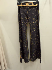 Flare Pants in Illusion Sequin Print by IPNG Design