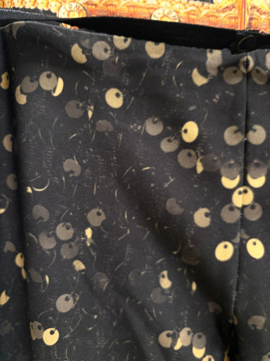 Flare Pants in Illusion Sequin Print by IPNG Design
