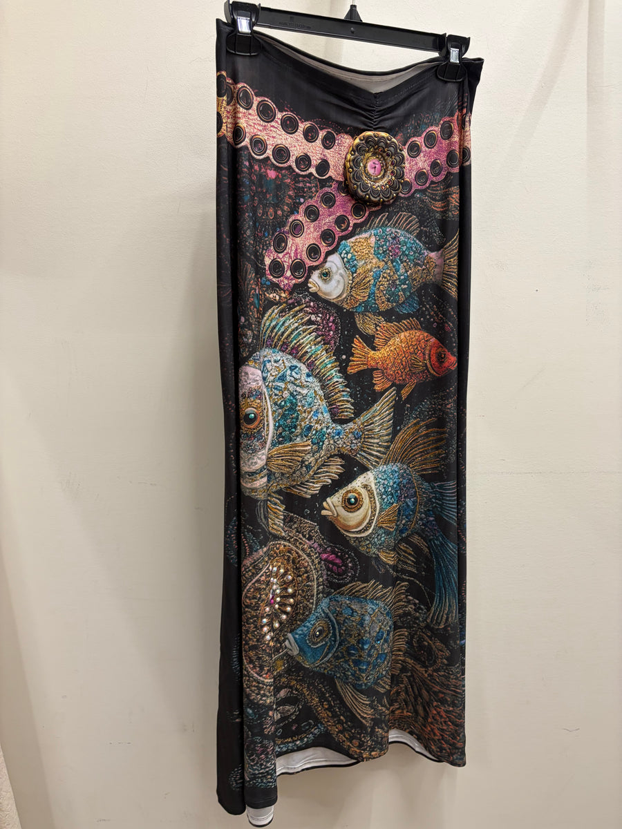 Mermaid Skirt in Fish by IPNG Design
