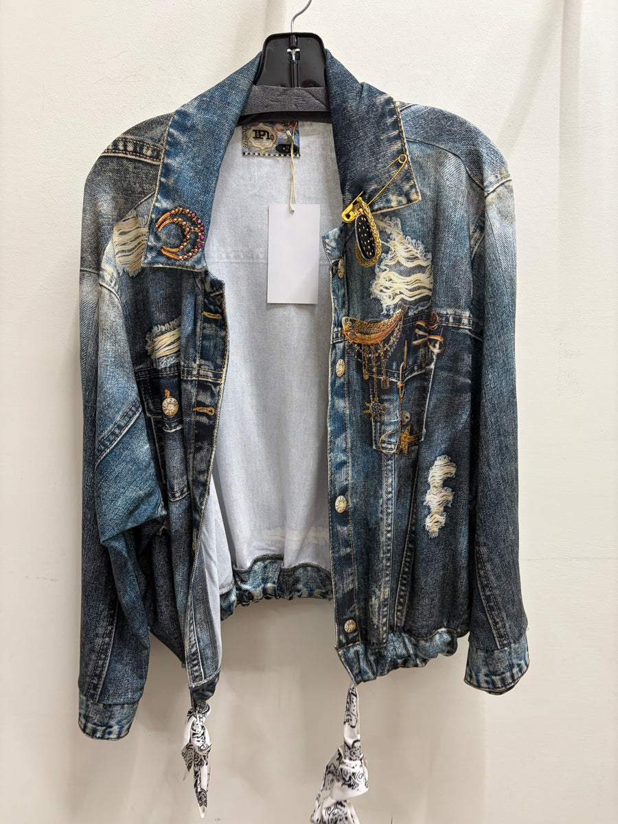 Illusion Jean Hanky Jacket by IPNG Design