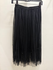 Fairy Pleated Mesh Skirt with Pearls by EllyNDale