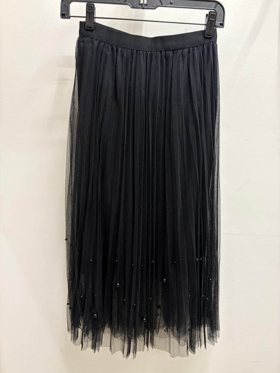 Fairy Pleated Mesh Skirt with Pearls by EllyNDale