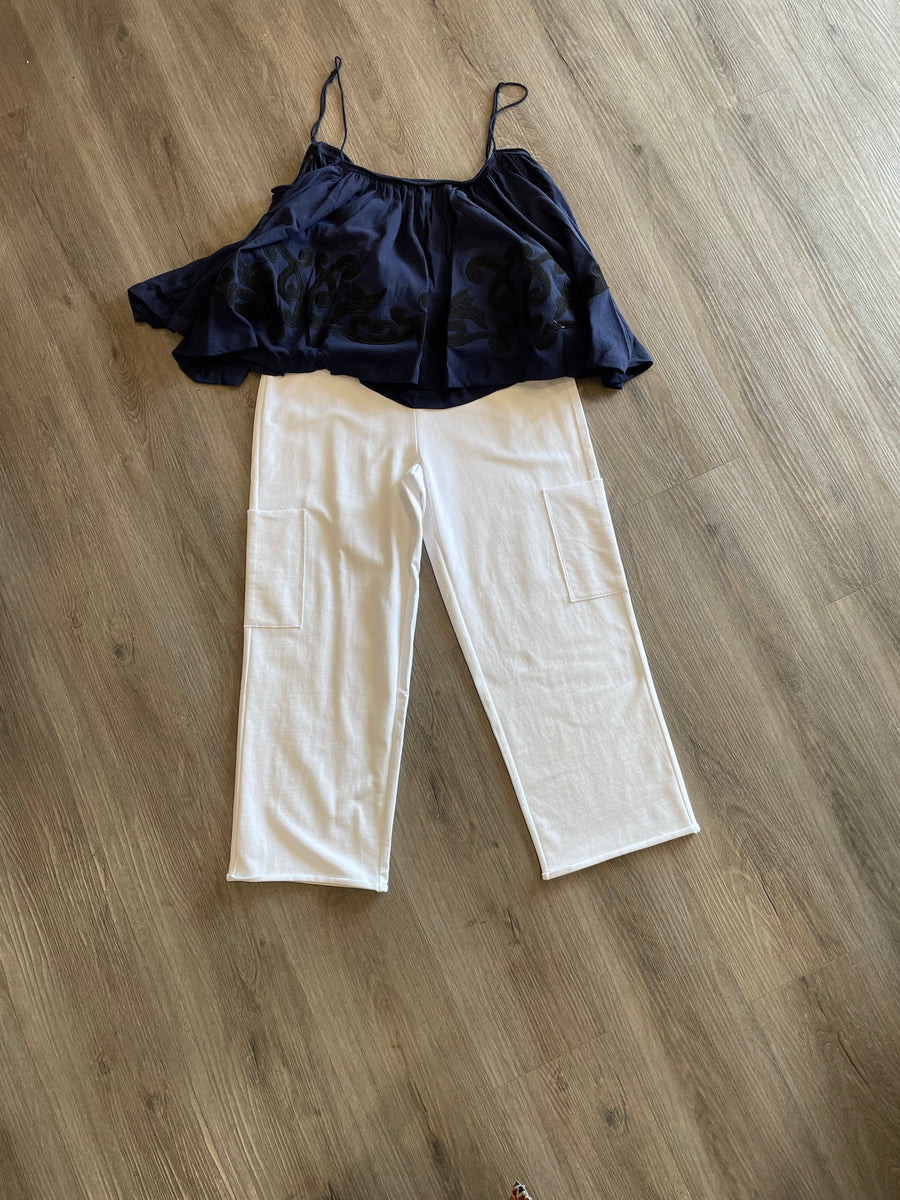 Ocean Terry Salt Water Flood Pant by Escape