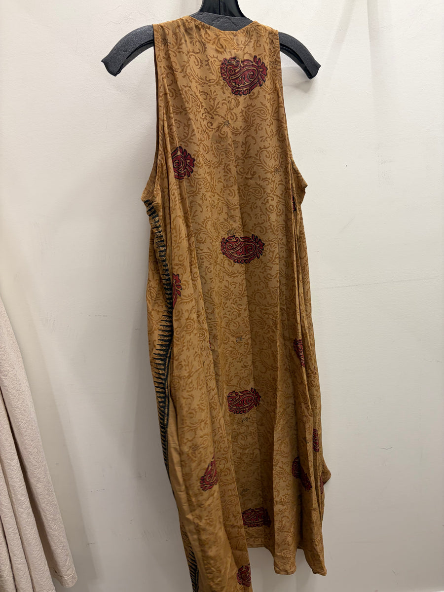 Silk Hi Lo Tunic Tank #29 by Kantha Bae