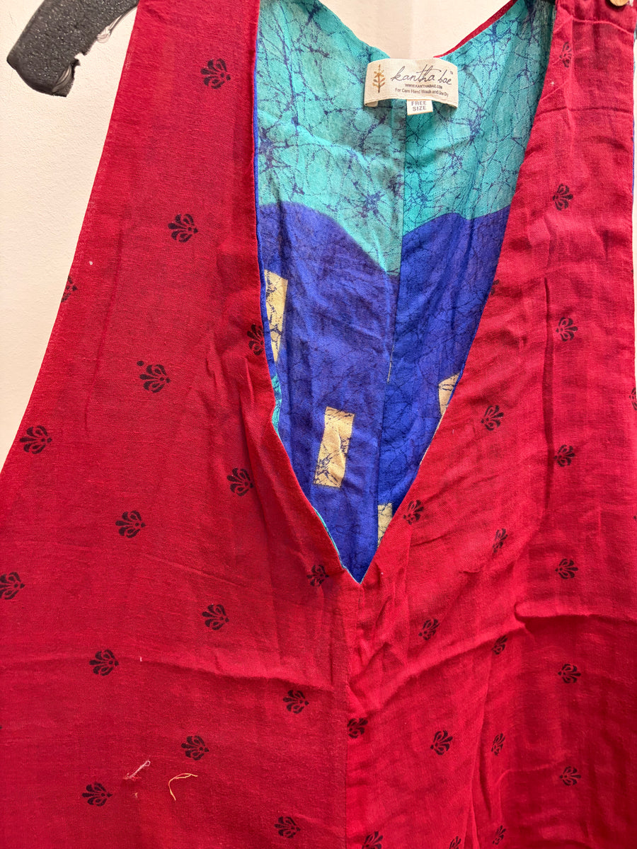 Duality Sari Harmony Wide Leg Jumpsuit #1050 by Kantha Bae