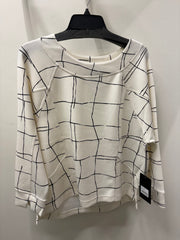 Feather Lux Knit Print Pullover by Olivia 332101 Robin Boutique