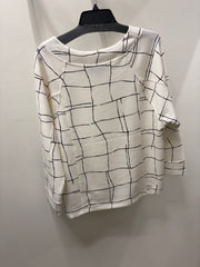 Feather Lux Knit Print Pullover by Olivia 332101 Robin Boutique