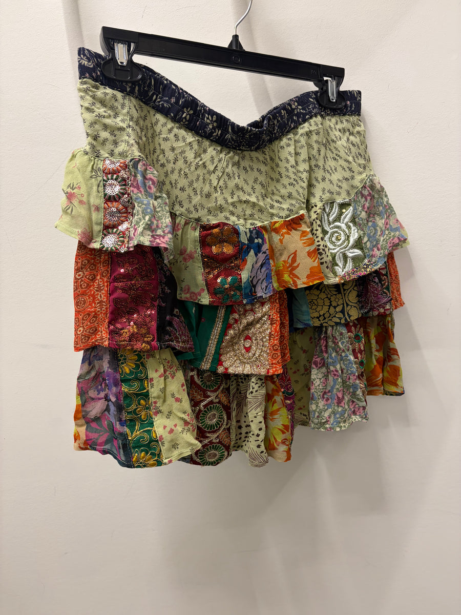Artesian Patchwork Skirt by Young Threads Robin Boutique