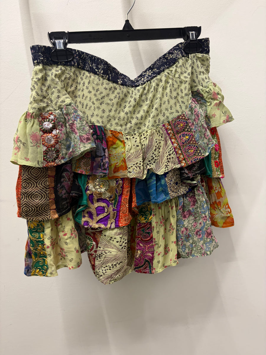 Artesian Patchwork Skirt by Young Threads Robin Boutique
