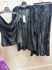 Flocked Ity Off Shoulder Top by Paparazzi