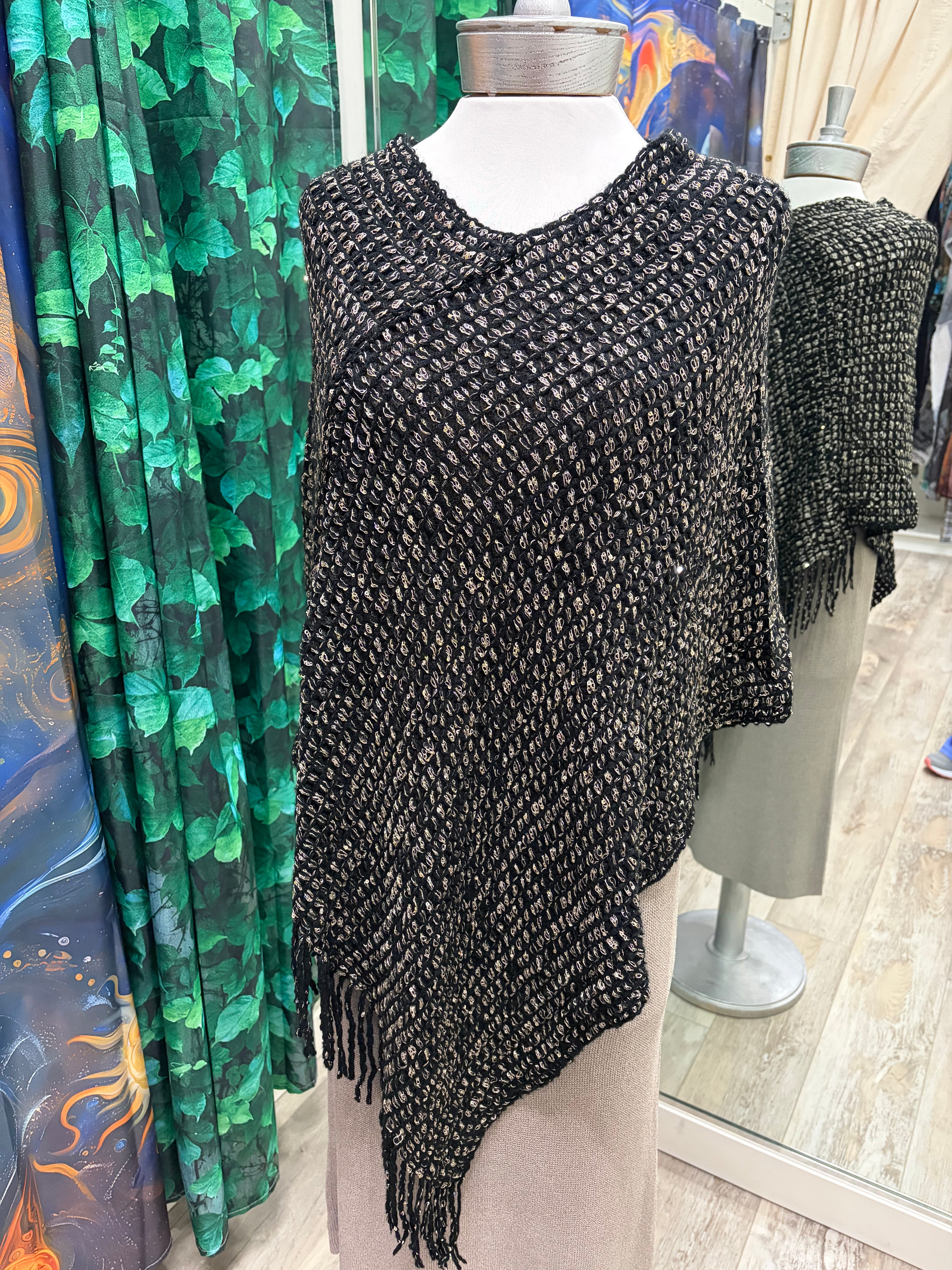 Fringe Poncho by Do Everything in Love