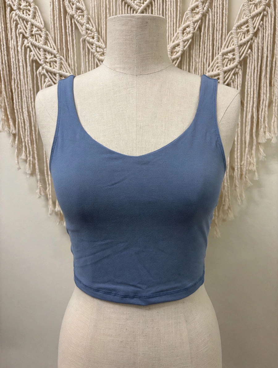 Butter V-Neck Yoga Layering Tank