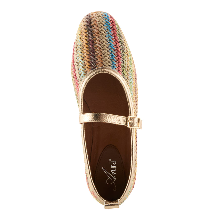 Azura Interweaved Mary Jane Ballerina Shoes Robin Boutique