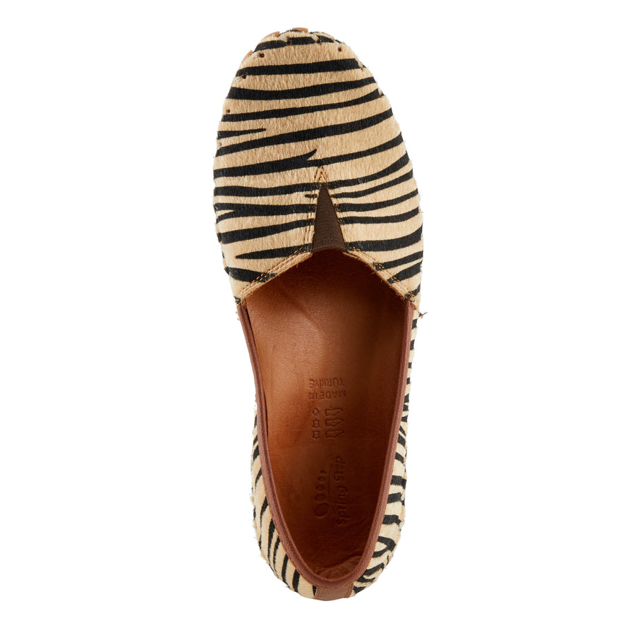 Spring Step KATHALETA Leather Animal Hide Prints Slipon Mocassin