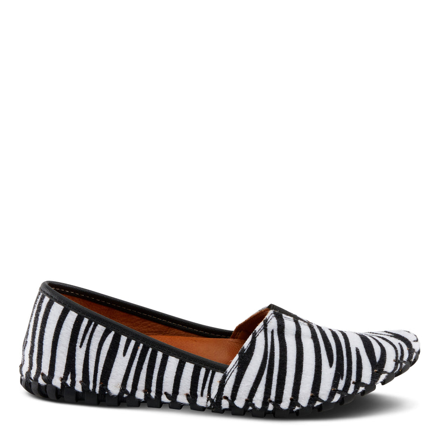 Spring Step KATHALETA Leather Animal Hide Prints Slipon Mocassin