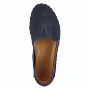 Spring Step KATHALETA Leather Slipon Mocassin in Navy Suede top view Robin Boutique
