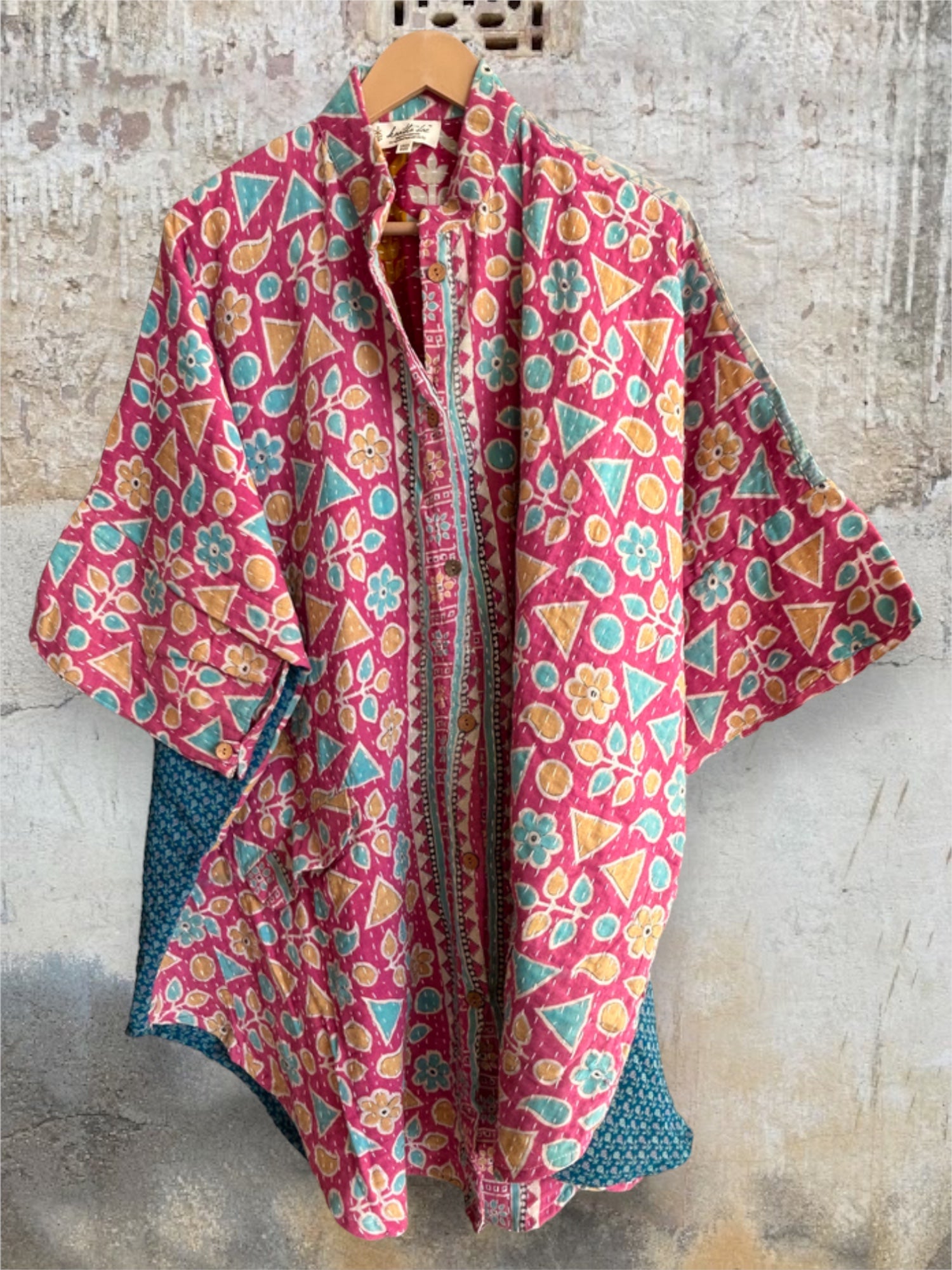 Pareo Kantha Free To Be Button Down #47 by Kantha Bae
