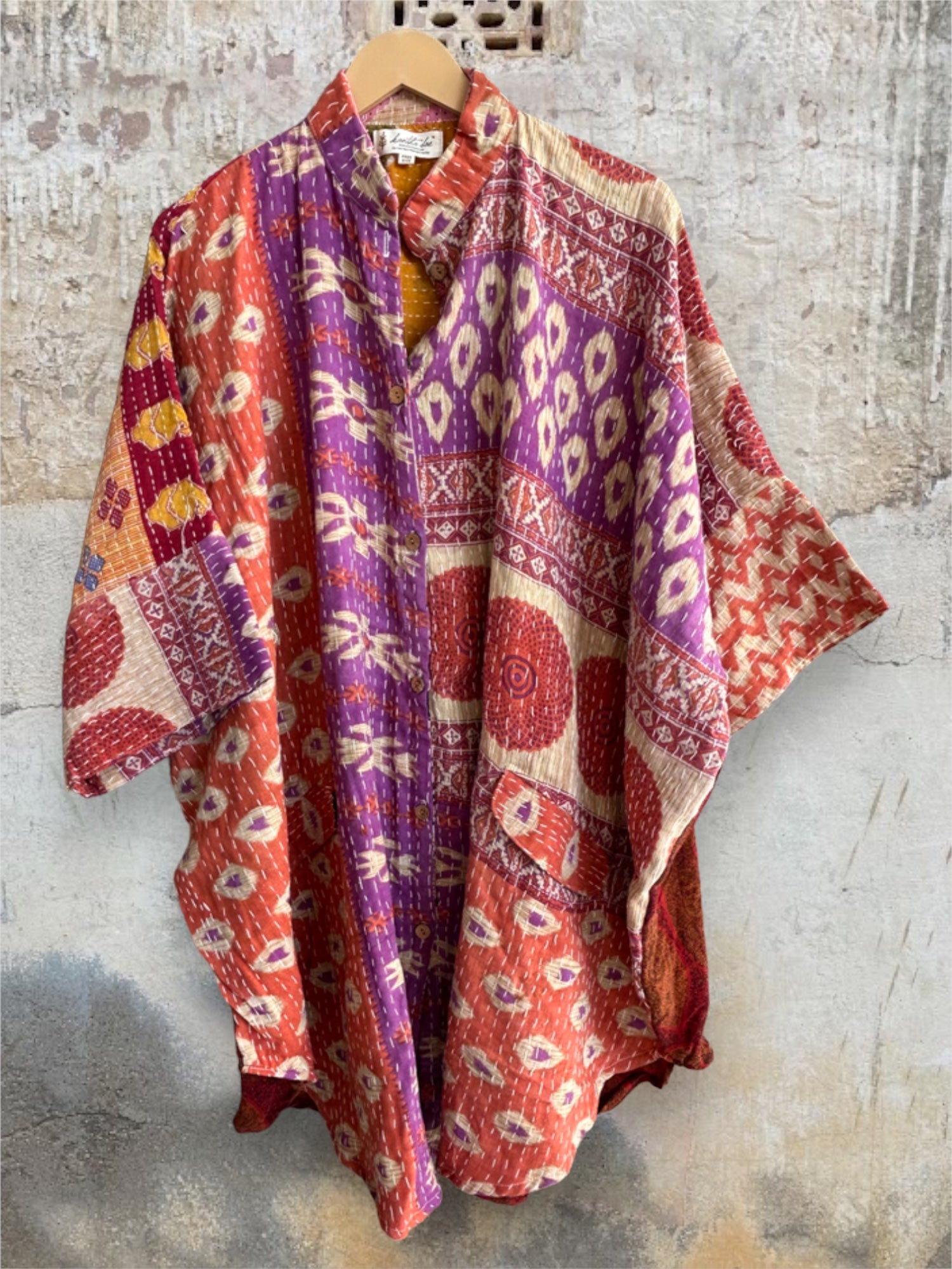 Pareo Kantha Free To Be Button Down #62 by Kantha Bae
