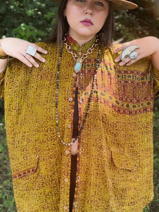 Pareo Kantha Free To Be Button Down #112 by Kantha Bae