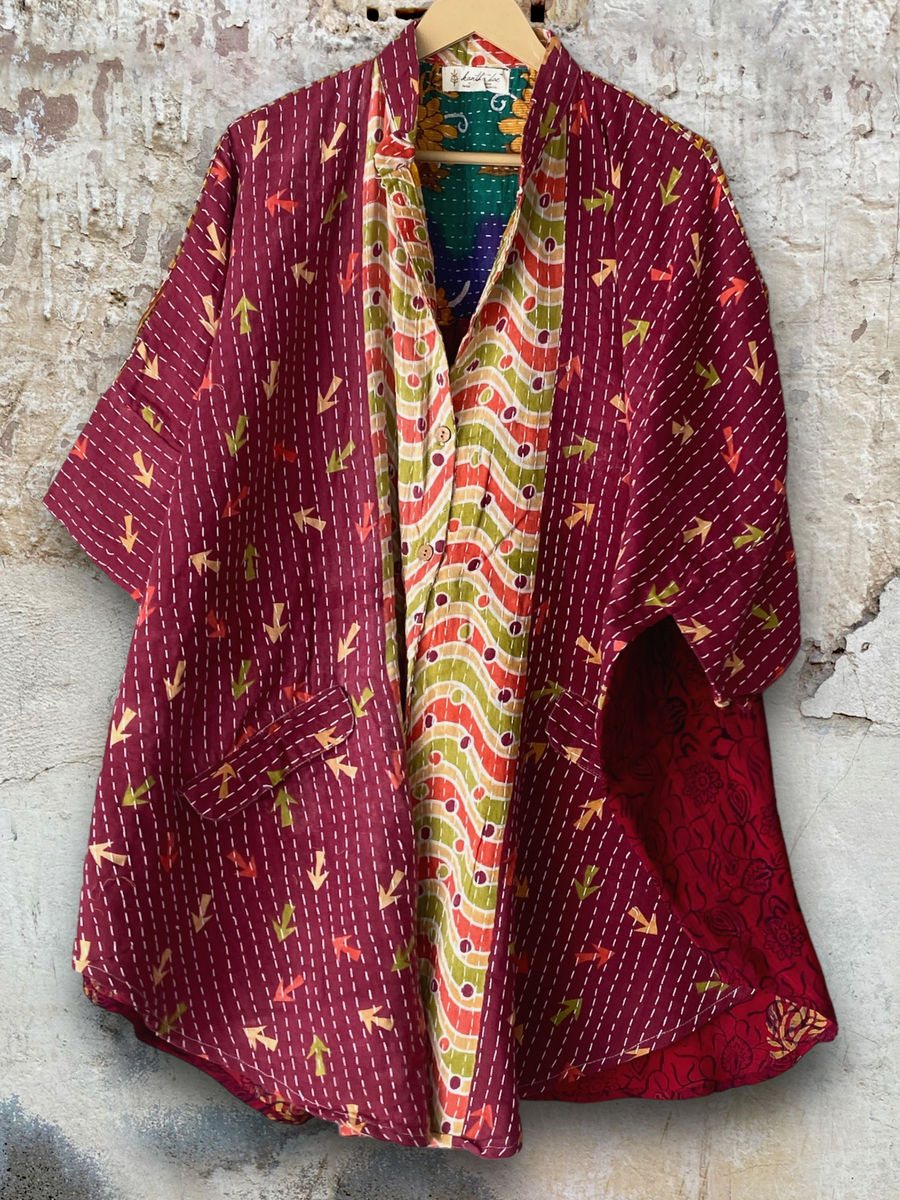 Pareo Kantha Free To Be Button Down #162 by Kantha Bae