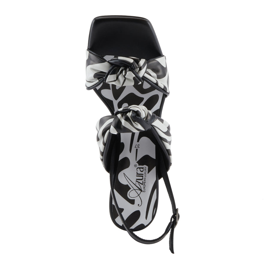 Azura Knotted Sandal Heels