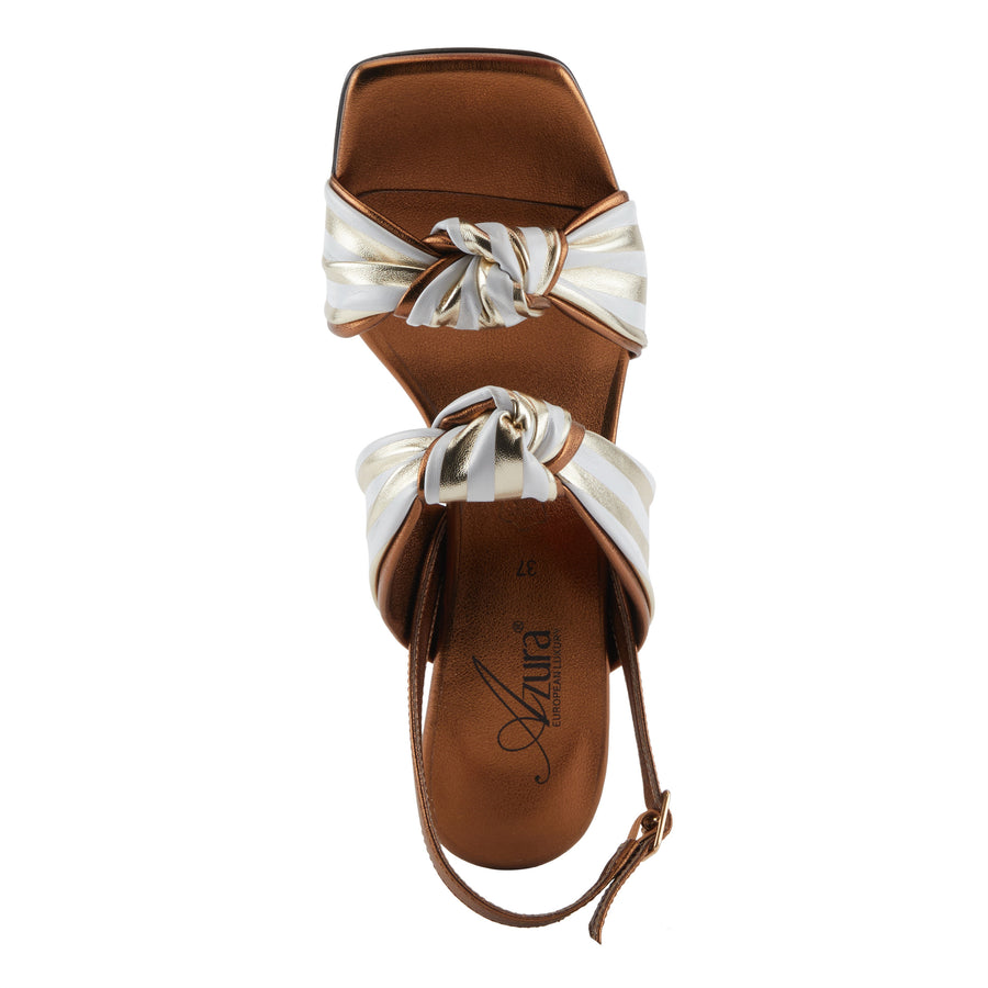Azura Knotted Sandal Heels
