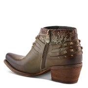 Meechelle Boots in olive green - Robin Boutique