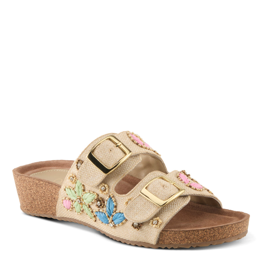 Miraflores Cork Sole Sandals by Azura Robin Boutique