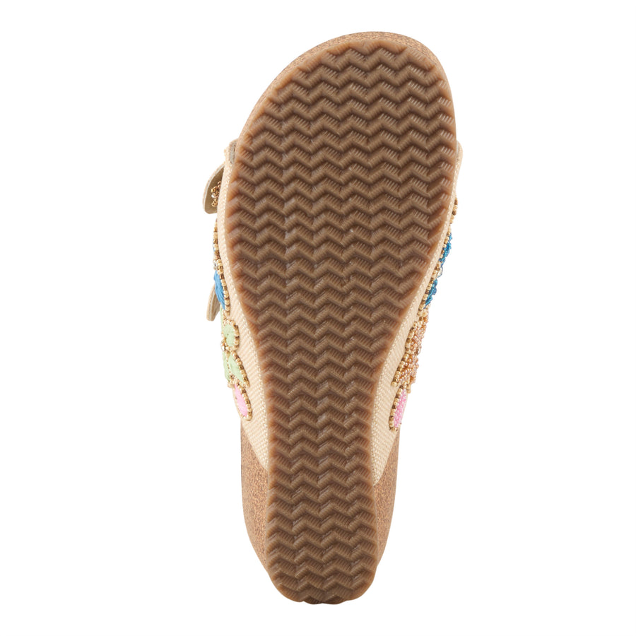 Miraflores Cork Sole Sandals by Azura Robin Boutique