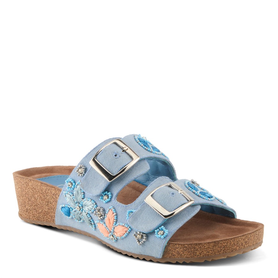 Miraflores Cork Sole Sandals by Azura Robin Boutique