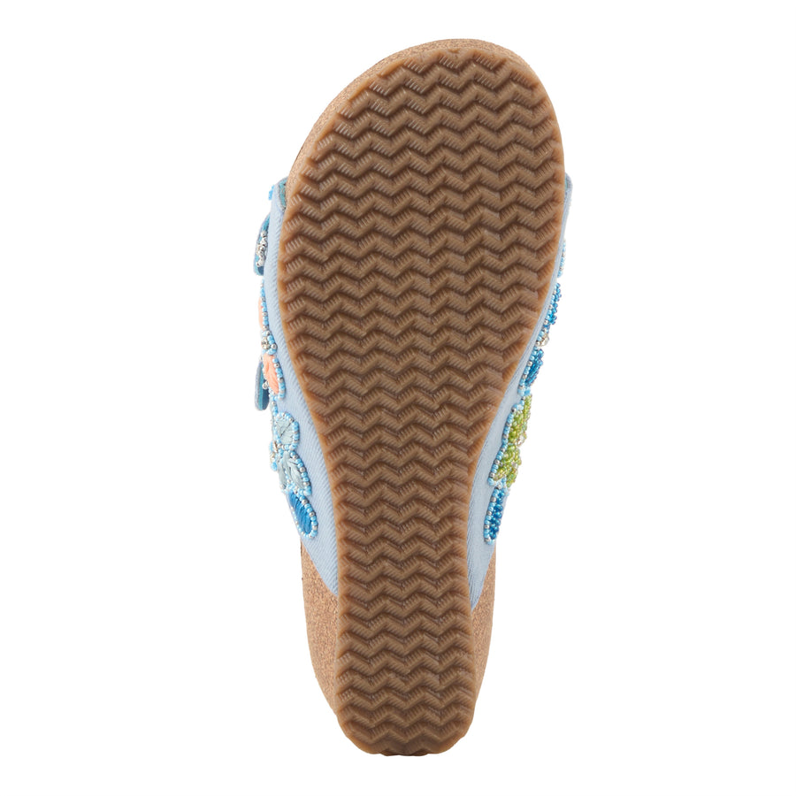 Miraflores Cork Sole Sandals by Azura Robin Boutique
