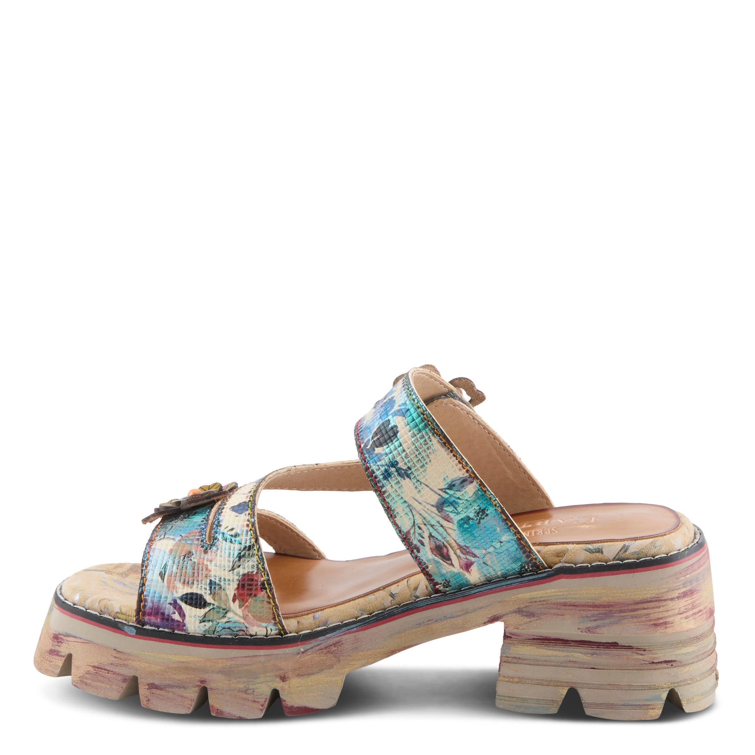 L'Artiste Myrina Platform Slide Sandals Robin Boutique