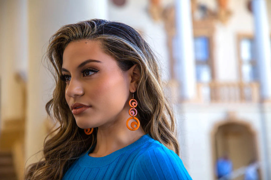 Moon Earrings by Tagua