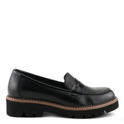 Patrivia NEVE Loafer Shoes in Black Side View - Robin Boutique
