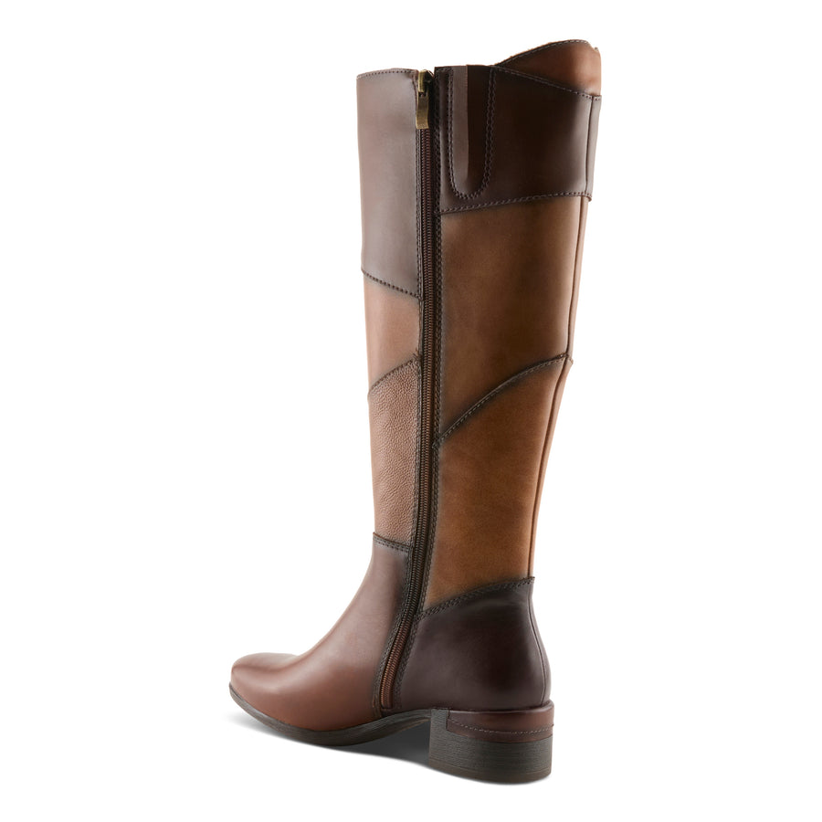 Spring Step Patchwork Knee Boots Robin Boutique