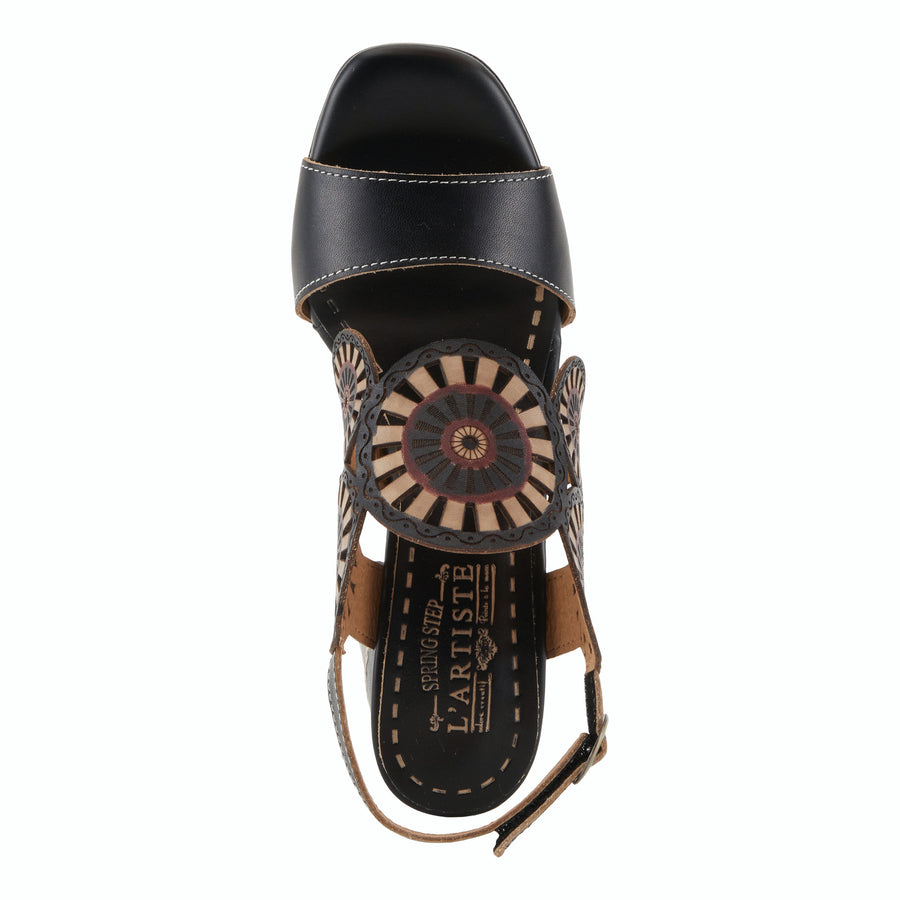 L'Artiste Pinwheel Sandal Heels
