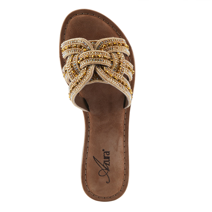 Poshco Glittery Slide Sandal Shoes by Azura Robin Boutique