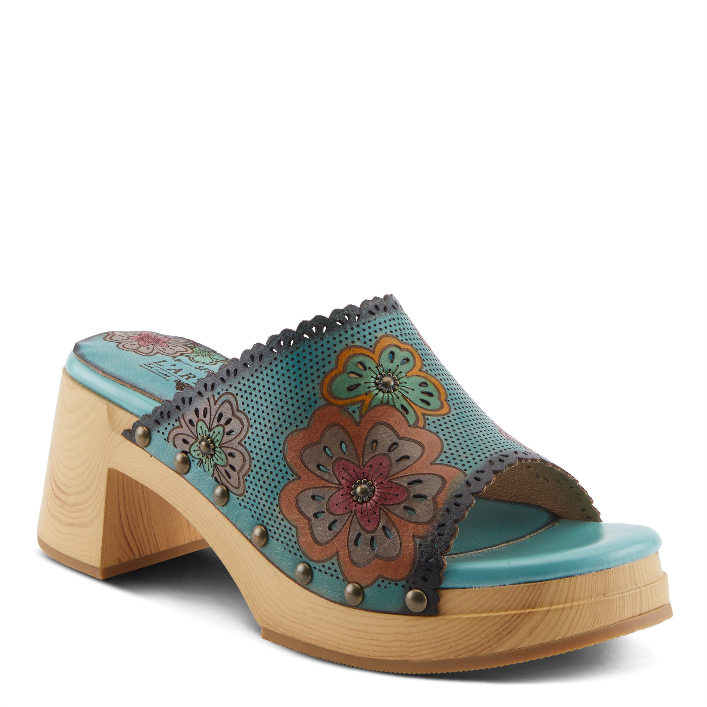 L'Artiste Retrostar Platform Sandal Slides Robin Boutique